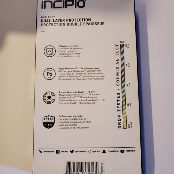 Incipio Hard Red Phone Case, for Moto Z Droid - Picture 3 of 3